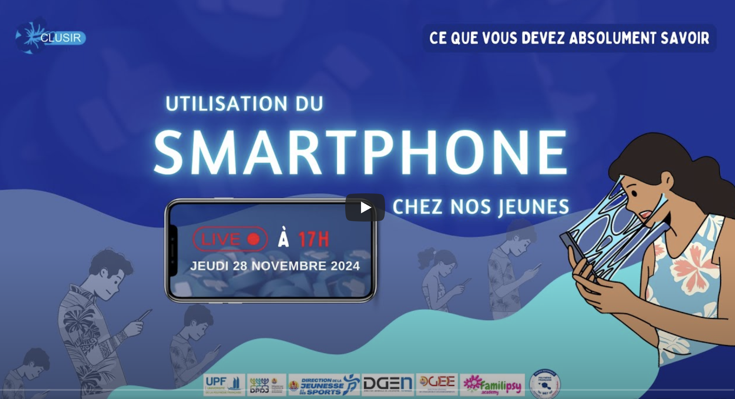 Les smartphones et les jeunes - une conférence gratuite